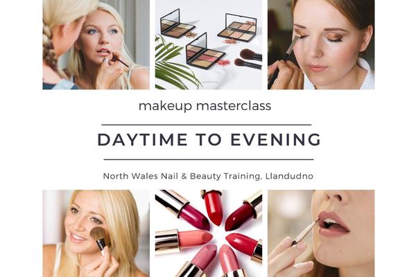 Collage of ladies applying makeup